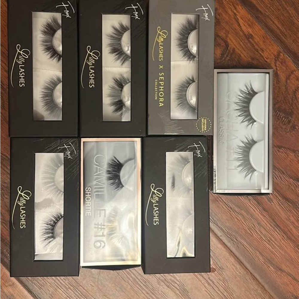Lilly Lashes and Huda Beauty Dramatic Faux Mink Collection
